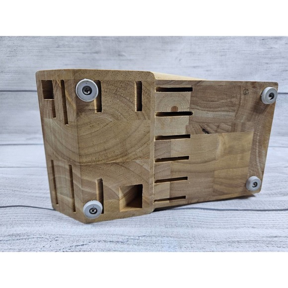 J.A. Henckels International Knife Block 14 Slot Wood Wooden Kitchen Block Only - Picture 4 of 7